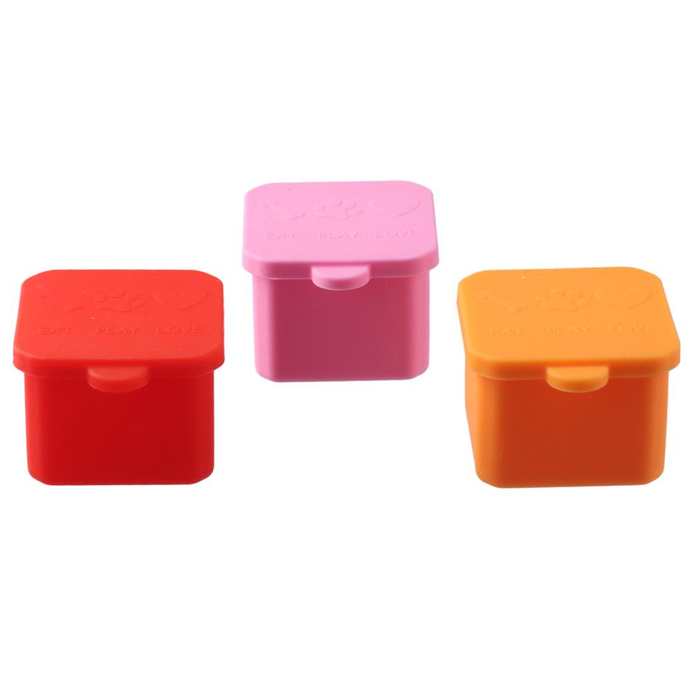 Food Snacks That Are Green - 1/3pcs Reusable Silicone Food Distribution Box