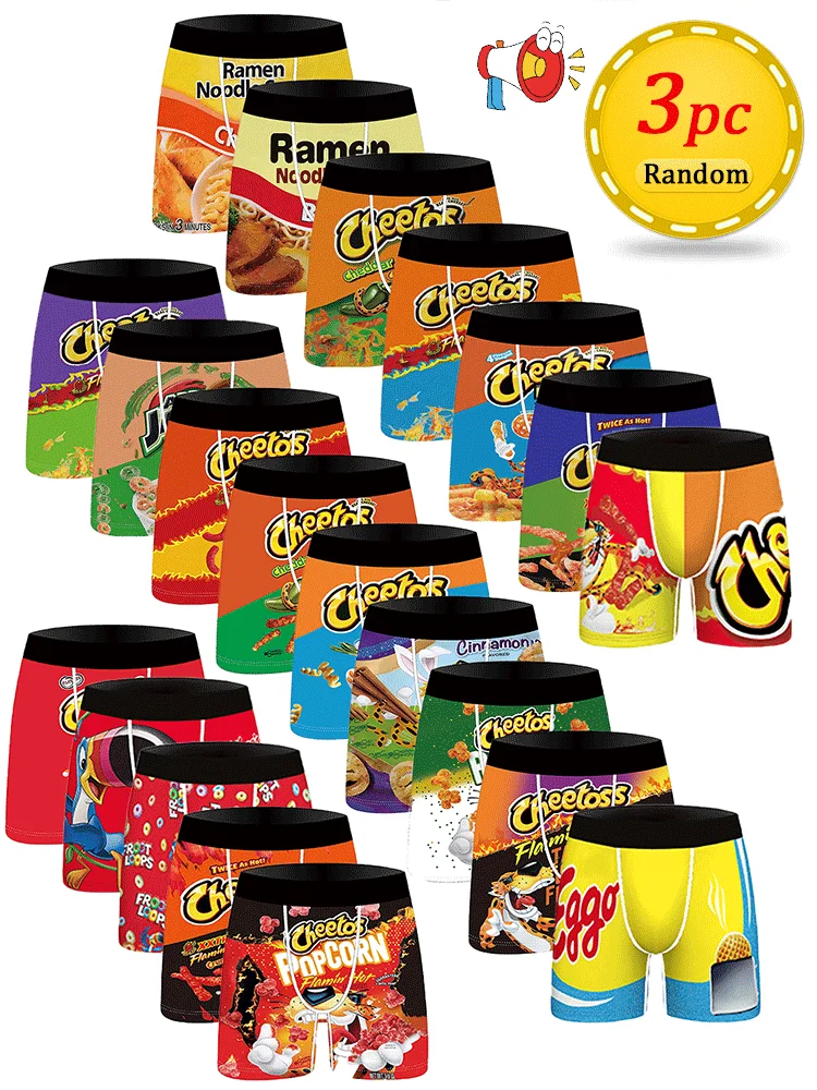 3Pcs Random Snack Cartoon Patt - Dry Food Snacks 评论和价格