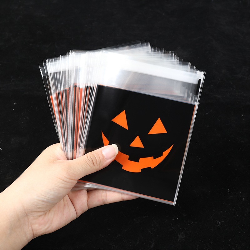 50/100pcs Halloween Black Oran - Food Halloween Snacks 评论和价格