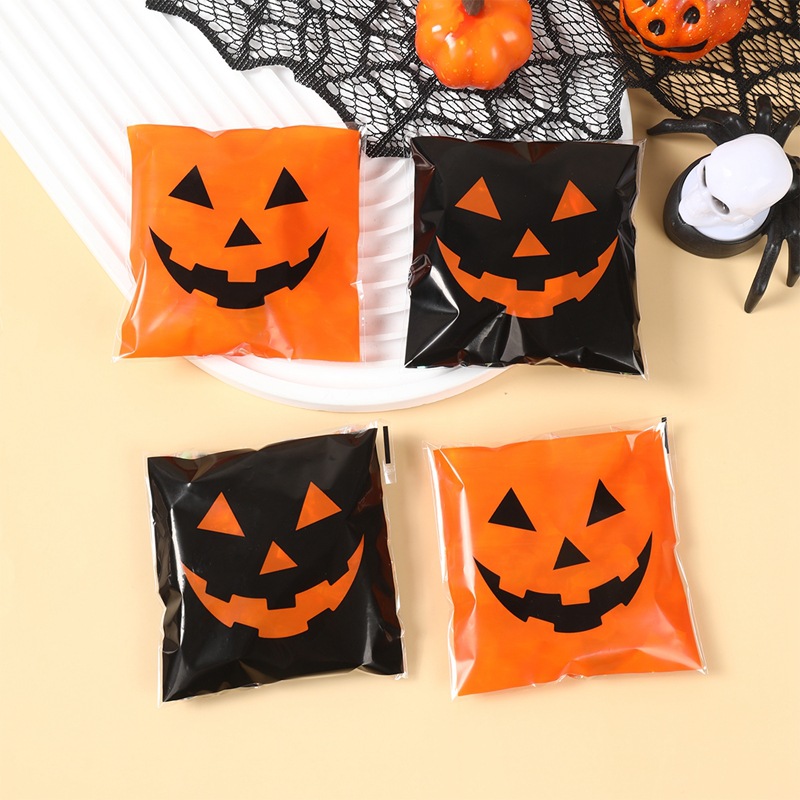 50/100pcs Halloween Black Oran - Food Halloween Snacks 评论和价格