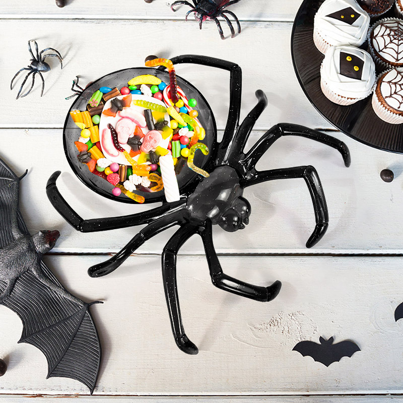 Halloween Spiders Shaped Bowl  - Food Halloween Snacks 评论和价格
