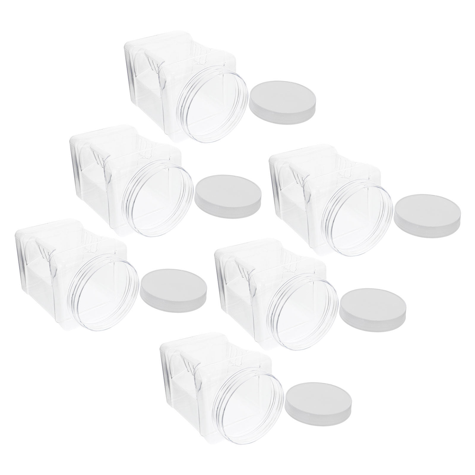 6Pcs Transparent Storage Jars  - Dry Food Snacks 评论和价格