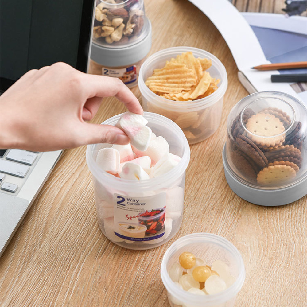 Double Layer Airtight Food Box - Baby Food Snacks Yogurt 评论和价格