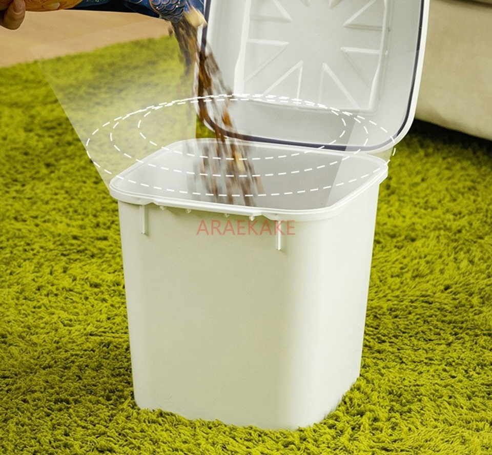 Cat food bucket, dog food stor - Dry Food Snacks 评论和价格