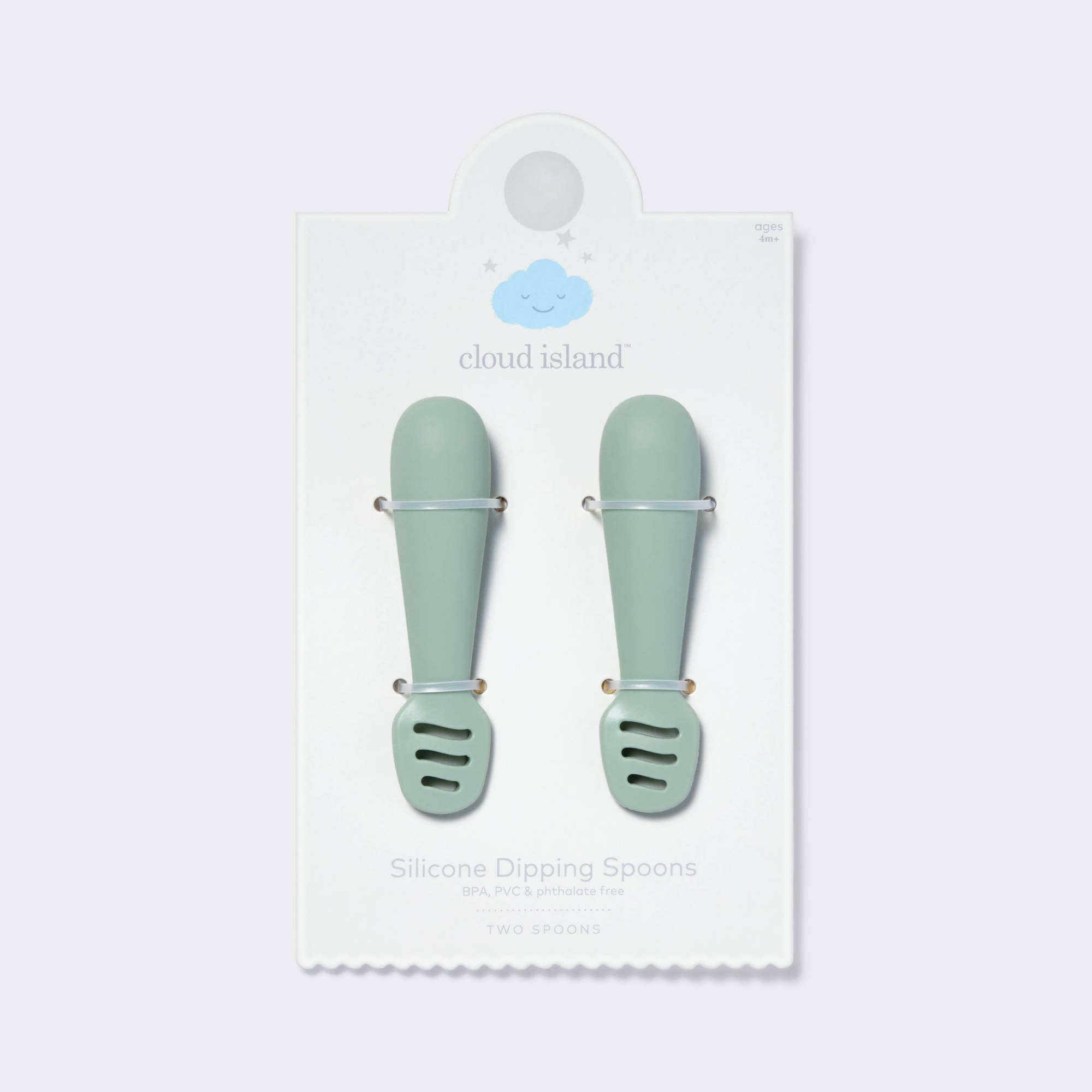 2pcs Green Baby Dipping Spoons - Food Snacks That Are Green 评论和价格