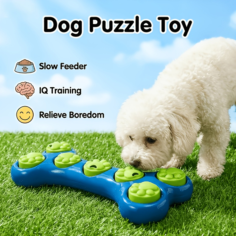 Dog Slow Feeder Toy Bone-Shape - Food Snacks Game 评论和价格