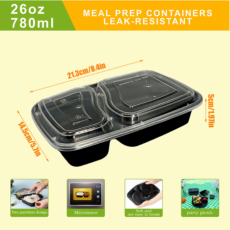 10/40 Pack 26 oz Two-Compartme - Food Halloween Snacks 评论和价格