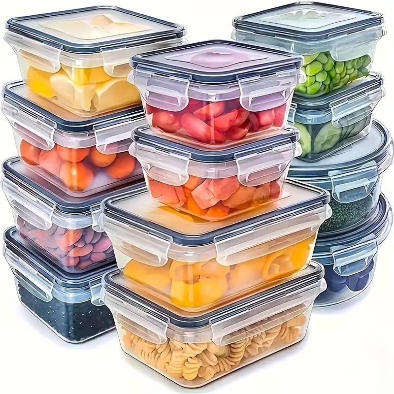 4-Piece Clear Food Storage Con - Dry Food Snacks 评论和价格