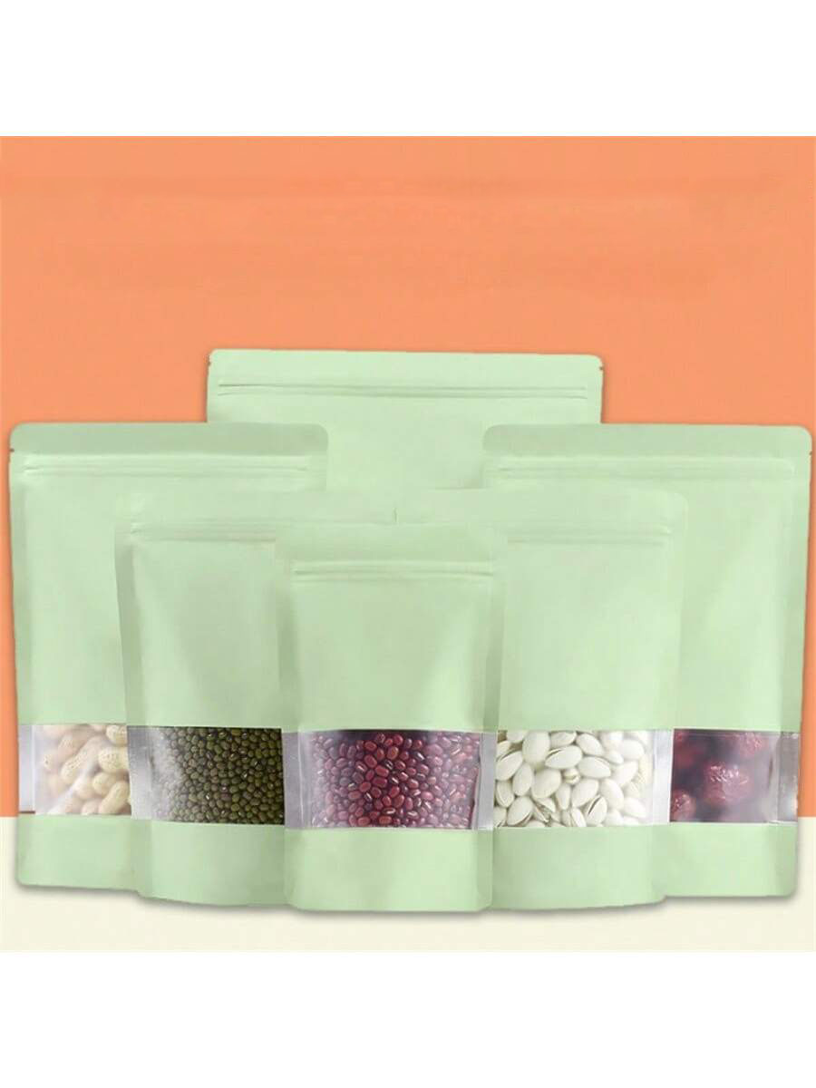 50/100Pcs Green Stand Up Food  - Food Snacks That Are Green 评论和价格