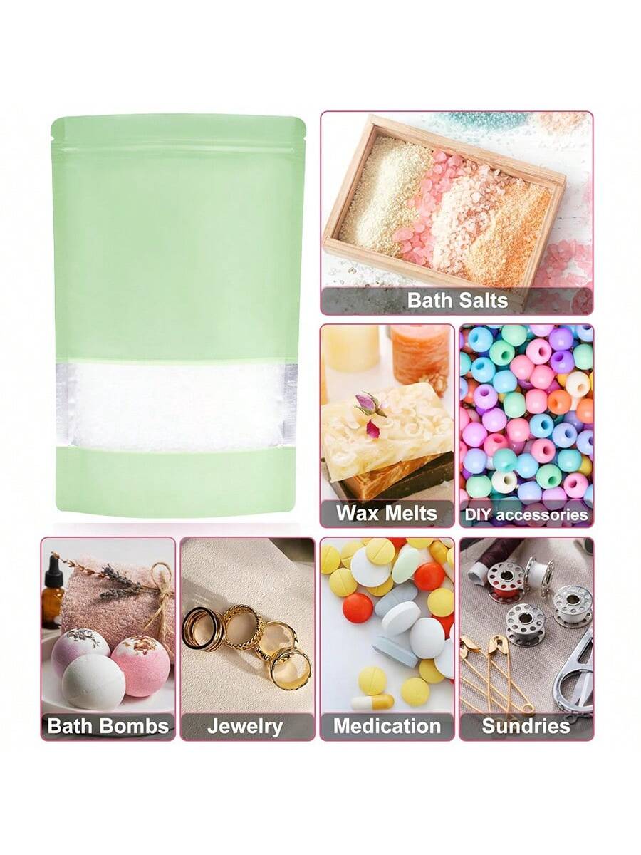 50/100Pcs Green Stand Up Food  - Food Snacks That Are Green 评论和价格
