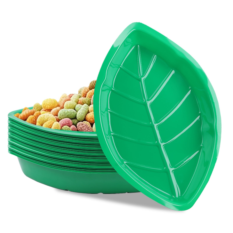 6Pcs Green Palm Leaf Plate Sna - Food Snacks That Are Green 评论和价格