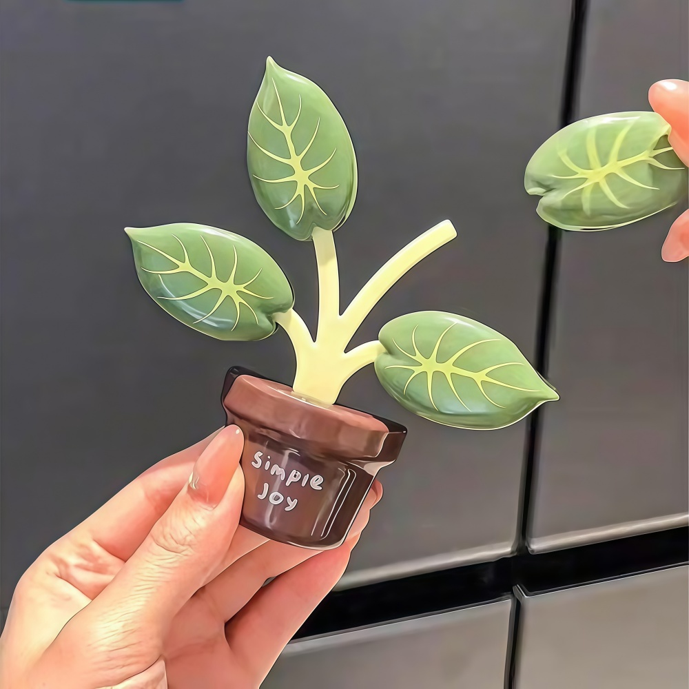Green Plant Leaf Magnetic Seal - Food Snacks That Are Green 评论和价格