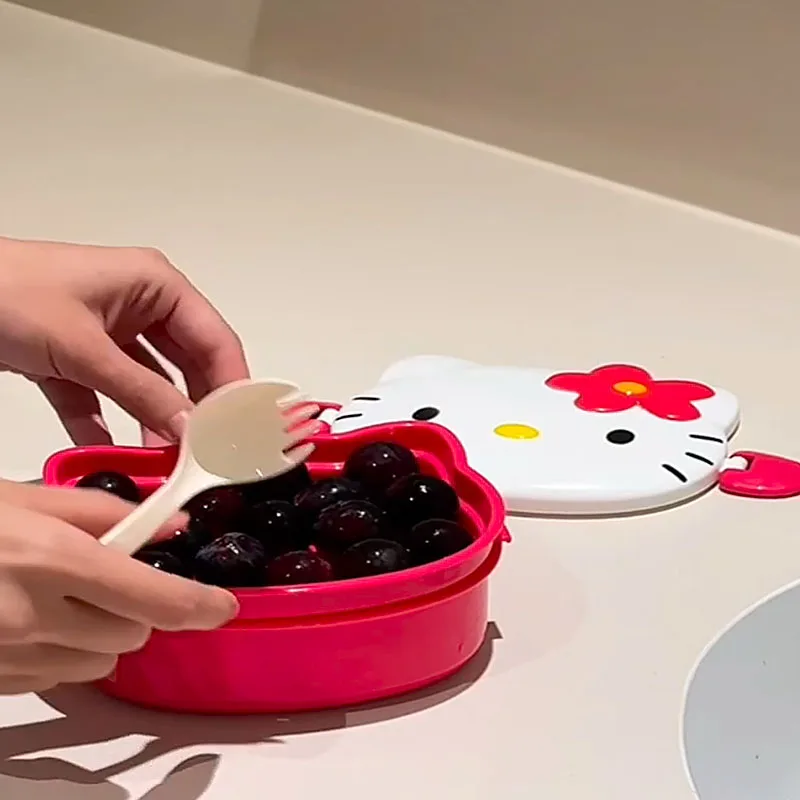 Cute Hello Kitty Shaped Lunch  - Dry Food Snacks 评论和价格