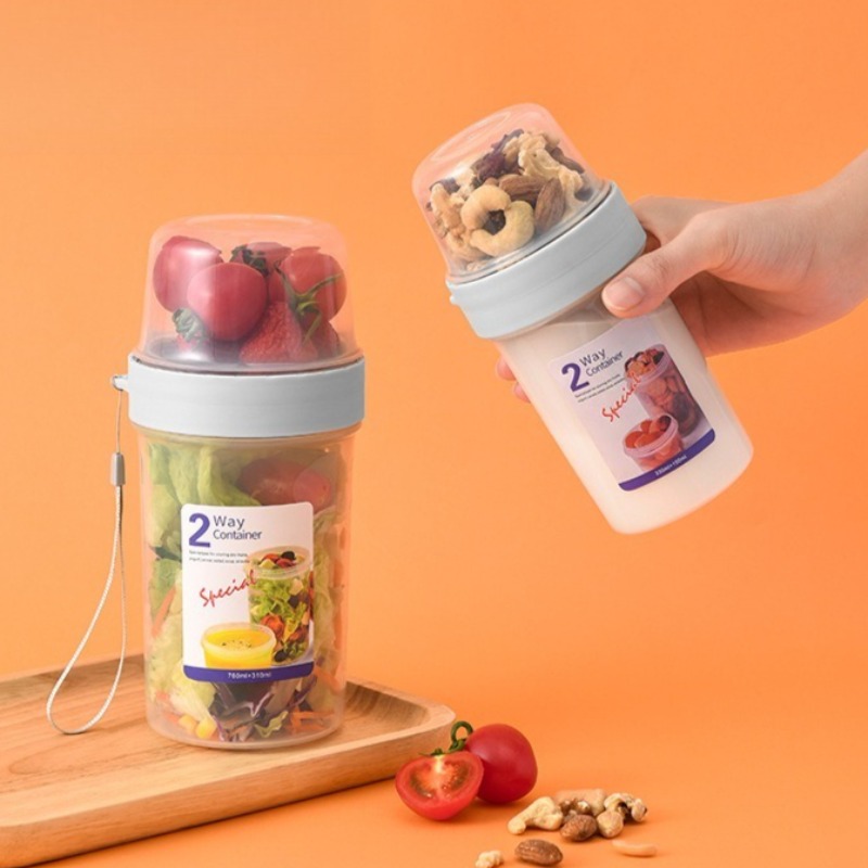 Portable Double-layer Multi-pu - Baby Food Snacks Yogurt 评论和价格