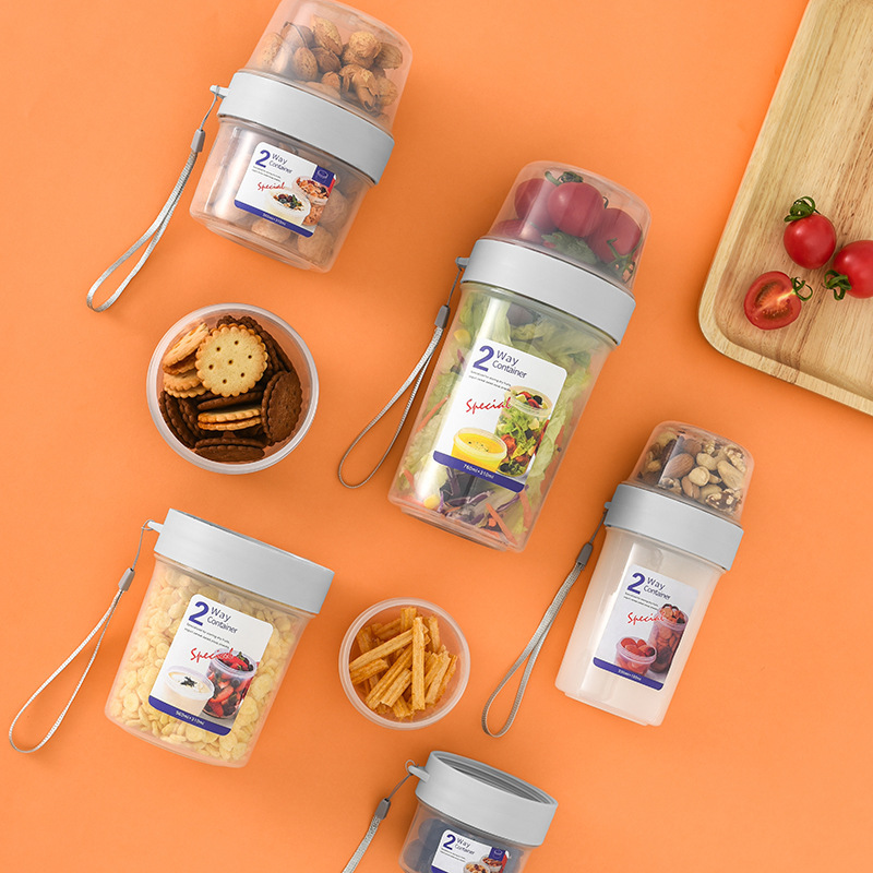 Portable Double-layer Multi-pu - Baby Food Snacks Yogurt 评论和价格