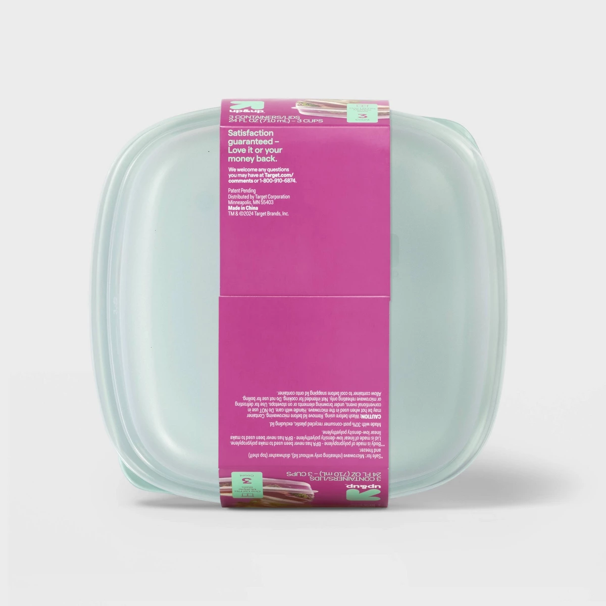 2026 New 3 Pack 24oz Square Fo - Food Snacks That Are Green 评论和价格